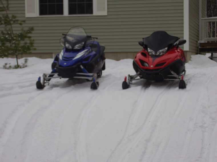 2003 rx1  ER and 2002 Viper ER winter 2008 Genburn Maine